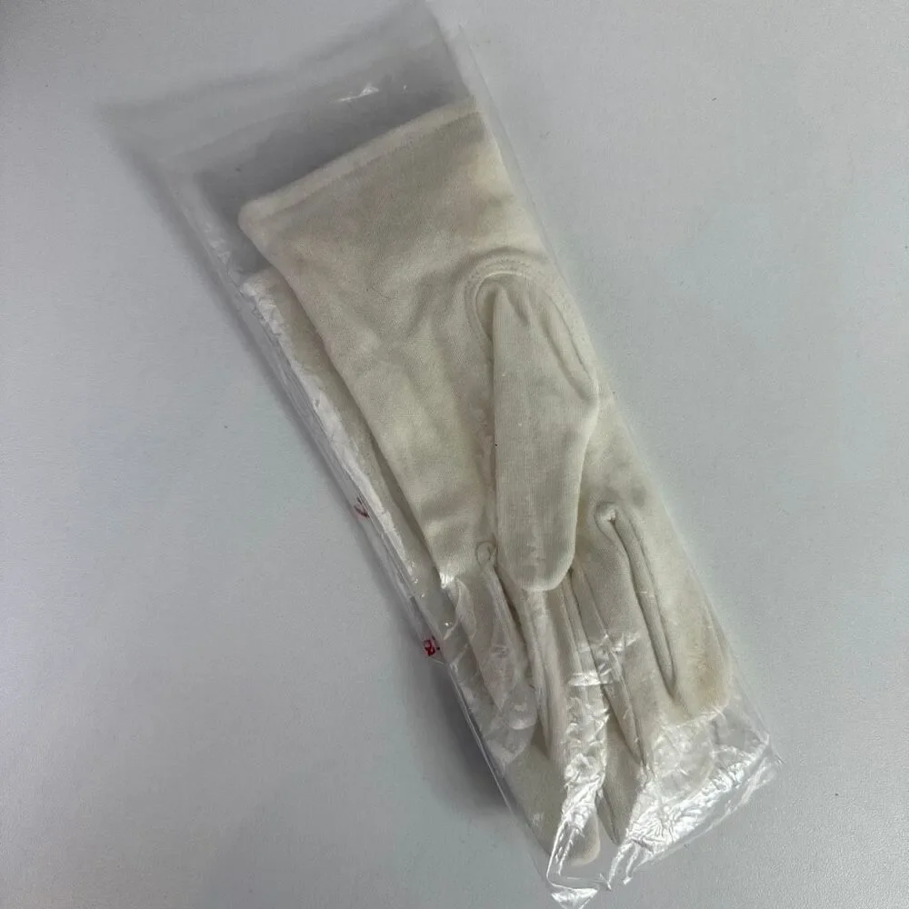 Vintage Beaded Formal Stretch Gloves